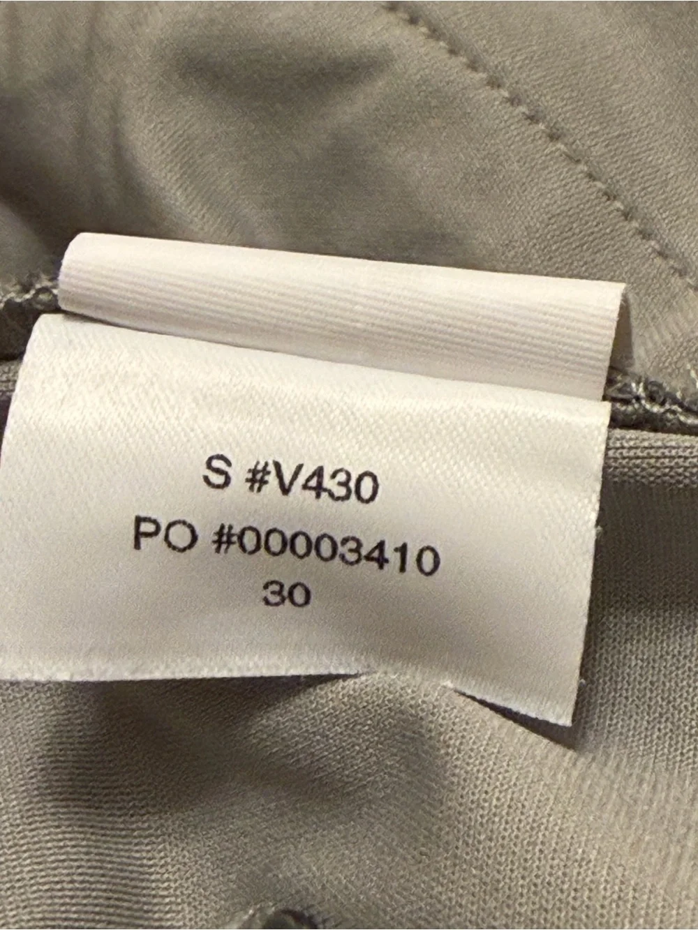 VUORI Meta Pant Men's 30x32 Khaki Gray Athletic Slim Fit Technical 5-Pocket